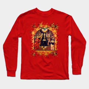 Pentecost Holy Spirit Virgin Mary and the Apostles Long Sleeve T-Shirt